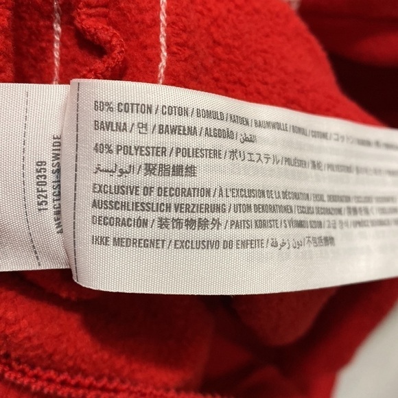 A&F Vintage Cropped V Neck Sweatshirt - Picture 6 of 10